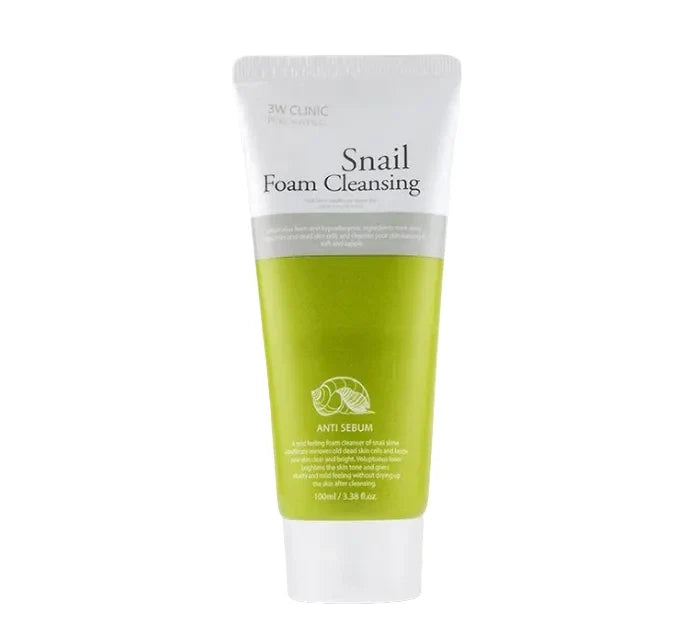 3W Clinic Snail Foam Cleanser 100 ml