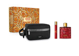VERSACE EROS FLAME EDP 100ML + TRAVEL SPRAY 10ML + GWP