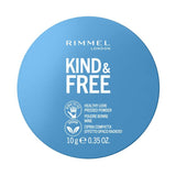 RIMMEL KIND & FREE PRESSED POWDER 10 G 001 TRANSLUCENT