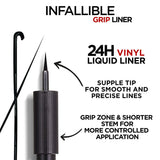 INFAILLIBLE GRIP 24H VINYL LIQUID LINER BLACK